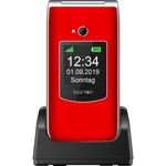 beafon SL595 véčkový telefón červená, strieborná