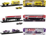 Auto Haulers Set of 3 Trucks Release 58 Limited Edition to 8400 pieces Worldwide 1/64 Diecast Model Cars by M2 Machines
