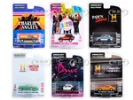 "Hollywood Series" Set of 6 pieces Release 37 1/64 Diecast Model Cars by Greenlight