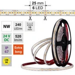 LED pásek McLED 24V neutrální bílá CRI90 š=10mm IP67 6W/m 240LED/m SMD2835 ML-126.033.90.2
