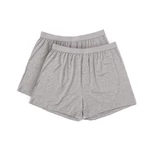 Organic Basics Trenírky Organic Basics TENCEL™ Lite Boxer Shorts - šedá melanž (2 ks) - XL