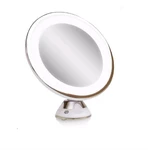 Zrkadlo kozmetické Rio MMSU biele kozmetické zrkadlo • 5násobné zväčšenie • LED osvetlenie • podstavec otočný o 360° • možnosť pripevnenia k akémukoľv