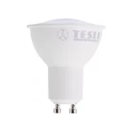 LED žiarovka Tesla bodová, 5W, GU10, studená bílá (GU100540-5) LED žiarovka • príkon: 5 W • náhrada za 40 W žiarovku • pätica GU10 • teplota chromatic