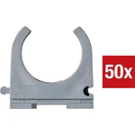 TRU COMPONENTS TC-9859376 svorka EN25  25 mm sivá 50 ks