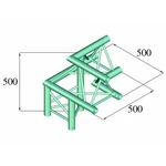 Alutruss TRILOCK 6082AL-32 3-bodová rampa rohové viazanie na 3 smermi 90 °