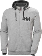 Helly Hansen Men's HH Logo Full Zip Hanorac cu gluga Grey Melange XL