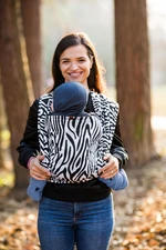 Šátek Be Lenka Zebra - Black & White 3,6 m