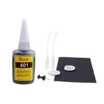 BAIHERE 401 Black Instant Glue Super Strong Shoes Repairing Adhesives Heat Resistant 20g