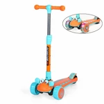 SGODDE 3-Wheeled Scooter for Kids Folding Adjustable Height Children Bike Kickboard for 2-12 Year Old