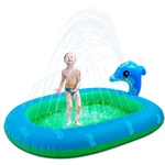 Dolphin Inflatable Water Jet Game PoolLawn Game Pool
