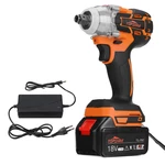 Topshak TS-PW1 Brushless Impact Wrench LED Working Light Rechargeable Woodworking Maintenance Tool W/ Battery Also For M