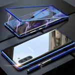 Bakeey Plating Magnetic Adsorption Metal Tempered Glass Protective Case For Samsung Galaxy Note 10/Note 10 5G