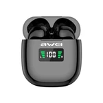 Awei T19P TWS bluetooth 5.0 LED Display Earbuds Headphones Stereo Touch Control Waterproof Headset With Mic