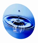WENKO nástěnný háček BEZ VRTÁNÍ StaticLoc UNO WATER CYCLE modrý 2x9x9 cm