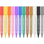 STA 12/24Colors Marker PenAcrylic Permanent Paint Marker Pen for Painting Drawing Design Art Marker Supplies