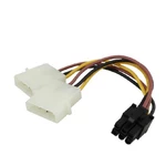 PC Power Supply Dual 4Pin to 6Pin PCI-E Graphics Card SATA Power Cable Splitter Cable Power Supply Cable