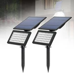 5W Solar Power 50 LED Spotlight Waterproof Landscape Wall Security Light for Outdoor Garden Lawn