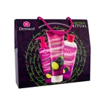 Dermacol Aroma Ritual Grape & Lime darčeková kazeta pena do kúpeľa 500 ml + sprchovací gél 250 ml + tekuté mydlo 250 ml pre ženy