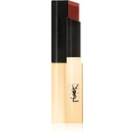 Yves Saint Laurent Rouge Pur Couture The Slim tenký zmatňujúci rúž s koženým efektom odtieň 32 Rouge Rage 2,2 g