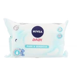 Nivea Baby Pure & Sensitive 63 ks čisticí ubrousky pro děti