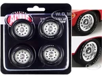 Mopar Rally Wheel and Tire Set of 4 pieces 1/18 by ACME