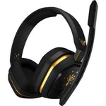 Astro A10 Zelda: Breath of the Wild™ herní headset na kabel přes uši, jack 3,5 mm, černá, zlatá