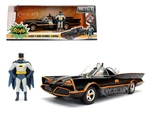 1966 Classic TV Series Batmobile with Diecast Batman and Plastic Robin in the car 1/24 Diecast Model Car by Jada