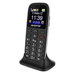 Aligator A510 Senior, Dual SIM, fekete + asztali töltő