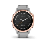 Garmin FENIX 6S Sapphire, Rose Gold-tone, Powder Gray Band