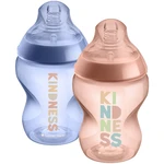 Tommee Tippee Closer To Nature Anti-colic Kindness kojenecká láhev Slow Flow 0m+ 2x260 ml