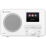 Pure Elan One stolný rádio DAB+, FM AUX, Bluetooth, DAB+, UKW  funkcia alarmu biela
