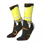 Hip-hop Assassination Classroom Anime Koro Basketball Socks Ansatsu Kyoushitsu Polyester Crew Sock for Women Men Sweat Absorbing