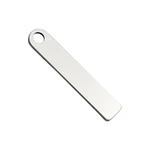 Stainless Steel Blank Number Tags Personalized Free Engraved Tag Plate for Birthday Anniversary Gifts