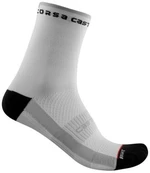 Castelli Rosso Corsa W 11 Sock White L/XL Chaussettes de cyclisme