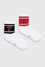 Ponožky Tommy Jeans 2-pak červená farba, 701228093