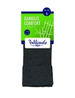Tmavě hnědé pánské ponožky Bellinda BAMBUS COMFORT SOCKS