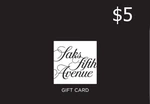 Saks Fifth Avenue $5 Gift Card US