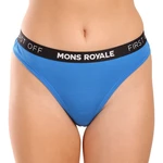 Women's thong Mons Royale merino blue