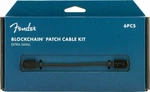 Fender Blockchain Patch Cable Kit XS Čierna Zalomený - Zalomený Prepojovací kábel, Patch kábel