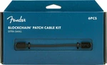 Fender Blockchain Patch Cable Kit XS Čierna Zalomený - Zalomený