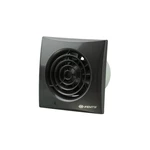 Koupelnový ventilátor se zpětnou klapkou VENTS 100 QUIET Black Sapphire 1010301