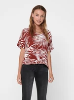 Brick patterned blouse ONLY Augustina - Women