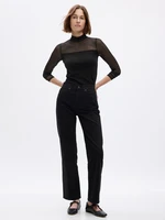 GAP Sheer Long Sleeve Top - Women