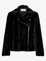 Women's Black Winter Jacket VILA Vifluffy - Women