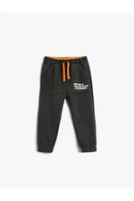 Koton Jogger Sweatpants with Pockets Tie Waist Cotton Cotton
