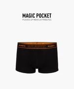 Pánske boxerky ATLANTIC Magic Pocket - čierne