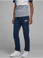 Dark Blue Jack & Jones Gordon Boys Sweatpants - Boys