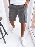 Men's cargo shorts dark gray Dstreet