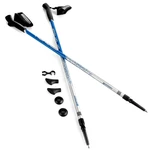 Spokey MEADOW Hole Nordic Walking 2-dielne, anti-shock system, striebrno-blue