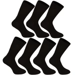 7PACK socks Nedeto high bamboo black